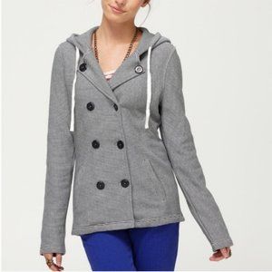 Roxy "The Cuddle" Pea Coat Button Up Hooded Jacket